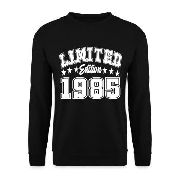 Édition limitée 1985 - Sweat-shirt Unisexe - noir - Devant - Alina (178cm) & Michal (187cm)