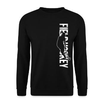 Hockey sur gazon Hockey sur gazon - Sweat-shirt Unisexe - noir - Devant - Alina (178cm) & Michal (187cm)
