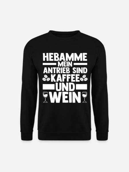 Geburtshelferin Hebamme - Unisex Pullover - Schwarz