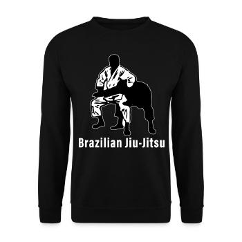 Jiu-Jitsu Brésilien - Sweat-shirt Unisexe - noir - Devant - Alina (178cm) & Michal (187cm)