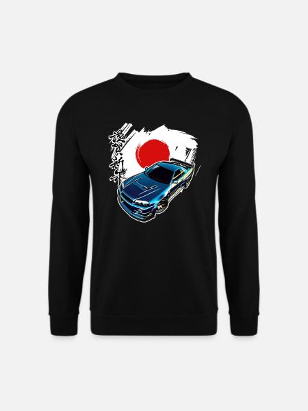 Jdm / Tuning / Turbolader / Felgen / Chiptuning - Unisex Pullover - Schwarz