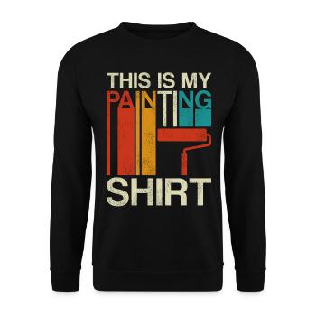 House Painter Decorator This Is My - Unisex Pullover - Schwarz - Vorne - Alina (178cm) & Michal (187cm)