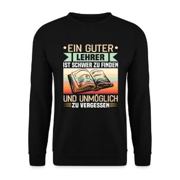 Meilleure idée de cadeau de pension pour les enseignants Étudiant - Sweat-shirt Unisexe - noir - Devant - Alina (178cm) & Michal (187cm)