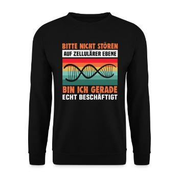 Bester Lehrer Rente Geschenkidee Schüler - Unisex Pullover - Schwarz - Vorne - Alina (178cm) & Michal (187cm)