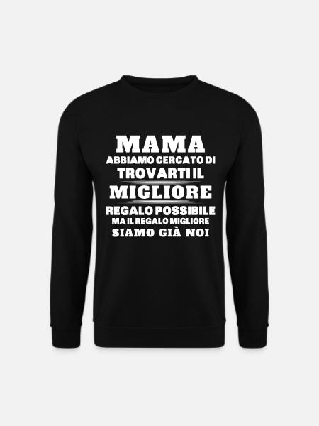 Donna Mamma Migliore Del Mondo Figlio Figlia Festa - Unisex Pullover - Schwarz
