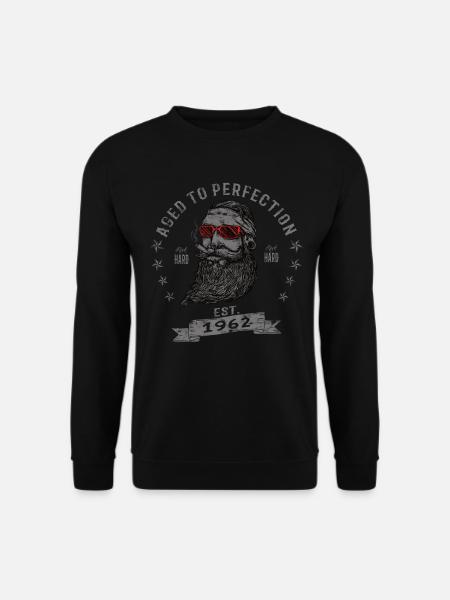1962 Bursdag Eldret til perfeksjon Old Man - Genser unisex - svart