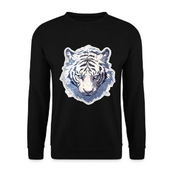 Tiger Wildcat Tiger Baby Baby Tiger Africa - Sweat-shirt Unisexe - noir - Devant - Alina (178cm) & Michal (187cm)