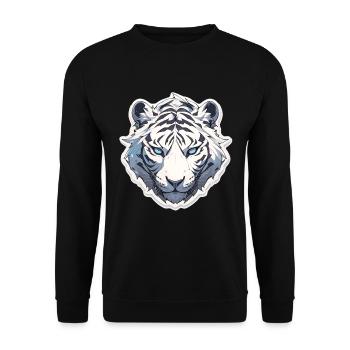 Tiger Wildcat Tiger Baby Baby Tiger Africa - Sweat-shirt Unisexe - noir - Devant - Alina (178cm) & Michal (187cm)