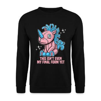 Bisexuell Transgender Pride Day LGBT - Unisex Pullover - Schwarz - Vorne - Alina (178cm) & Michal (187cm)