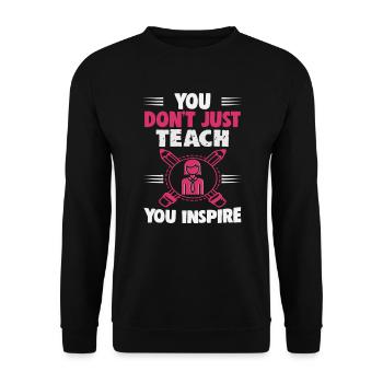 Meilleure idée de cadeau de pension pour les enseignants Étudiant - Sweat-shirt Unisexe - noir - Devant - Alina (178cm) & Michal (187cm)