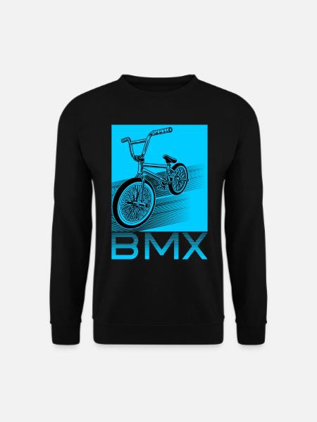 Bmx Shirt Kinder BMX Fahrer Fahrrad Fahren - Unisex Pullover - Schwarz