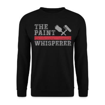 House Painter Decorator The Paint - Unisex Pullover - Schwarz - Vorne - Alina (178cm) & Michal (187cm)