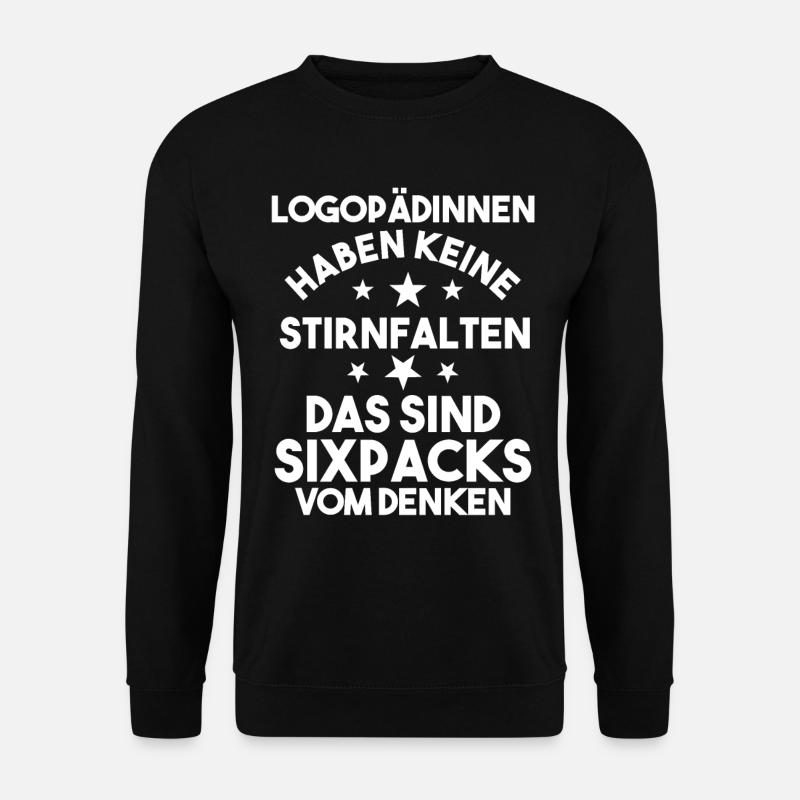 Logopädie Logopädin - Unisex Pullover - Schwarz