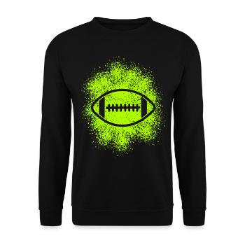 Football américain - Sweat-shirt Unisexe - noir - Devant - Alina (178cm) & Michal (187cm)