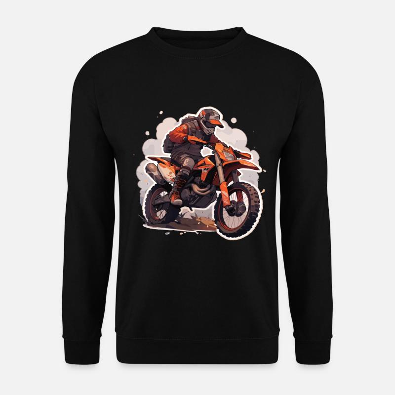 Motocross Motocross Motorrad Motocross Kinder - Unisex Pullover - Schwarz