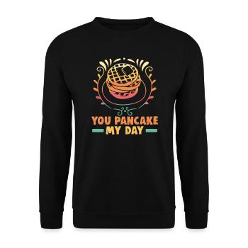 Cuisson de biscuits et de gâteaux Boulanger ou boulanger amateur - Sweat-shirt Unisexe - noir - Devant - Alina (178cm) & Michal (187cm)