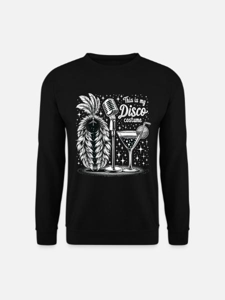 This Is My Disco Costume - Unisex Sweatshirt - black