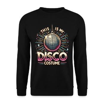 C’est mon costume de disco - Sweat-shirt Unisexe - noir - Devant - Alina (178cm) & Michal (187cm)