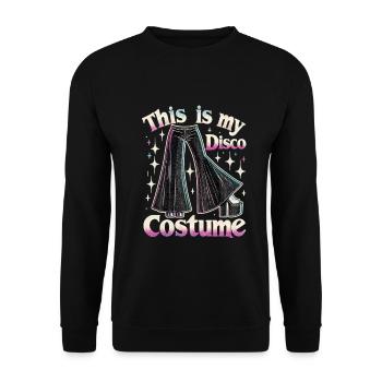 C’est mon costume de disco - Sweat-shirt Unisexe - noir - Devant - Alina (178cm) & Michal (187cm)