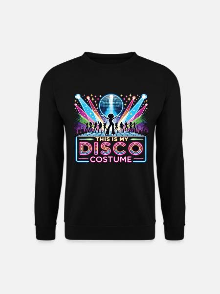 This Is My Disco Costume - Unisex Pullover - Schwarz