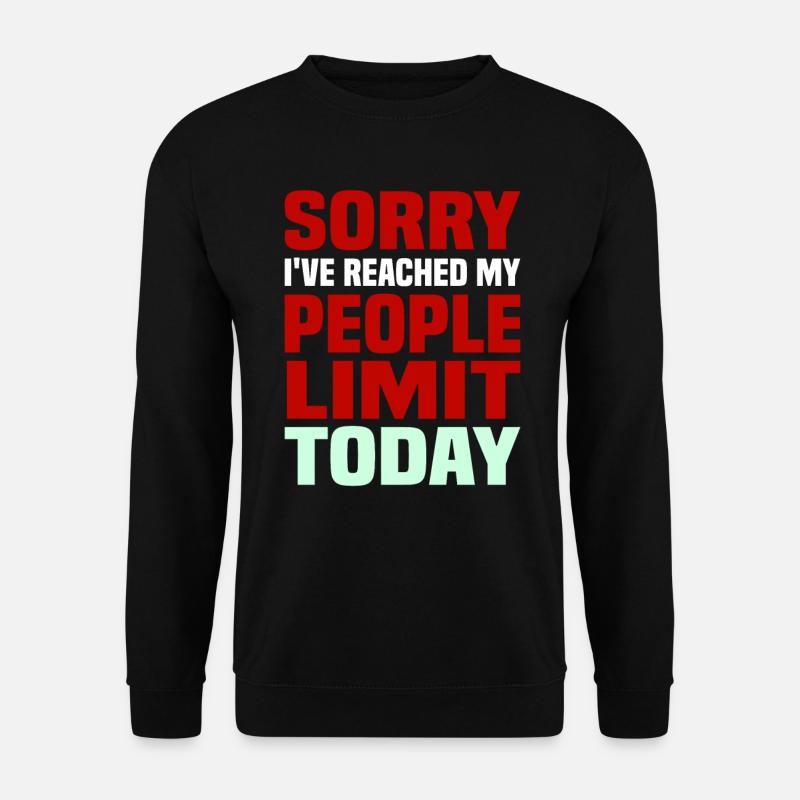 Misanthrope Antisocial Introvert - Unisex Sweatshirt - black