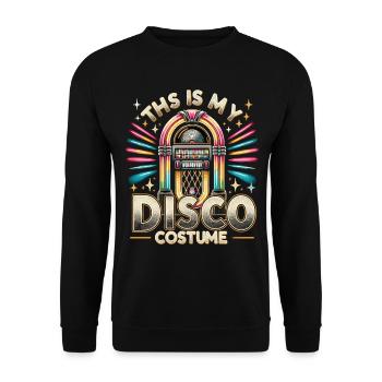 C’est mon costume de disco - Sweat-shirt Unisexe - noir - Devant - Alina (178cm) & Michal (187cm)