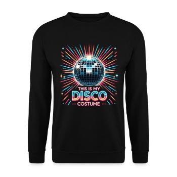 C’est mon costume de disco - Sweat-shirt Unisexe - noir - Devant - Alina (178cm) & Michal (187cm)