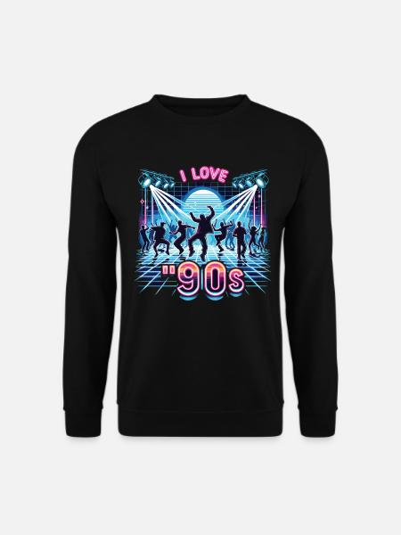 I Love The 90s - Unisex Sweatshirt - black