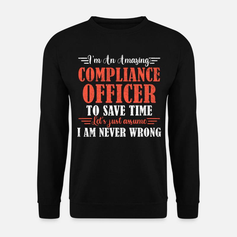 Awesome Compliance Officer - Unisex Pullover - Schwarz