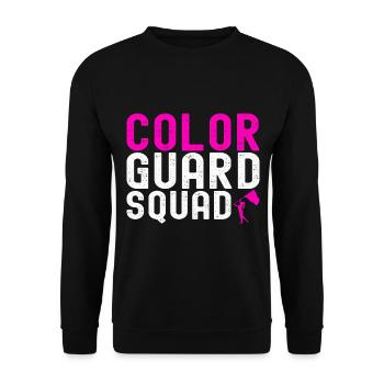 Drapeau agitant la fanfare garde de couleur - Sweat-shirt Unisexe - noir - Devant - Alina (178cm) & Michal (187cm)
