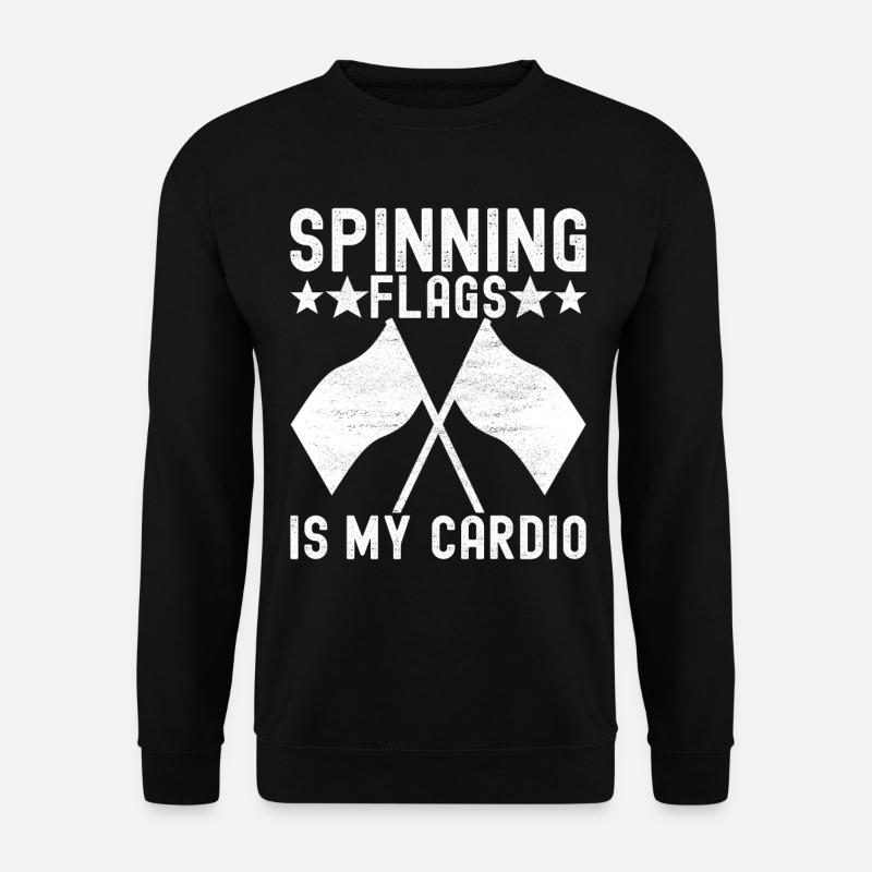 Drapeau agitant la fanfare garde de couleur - Sweat-shirt Unisexe - noir