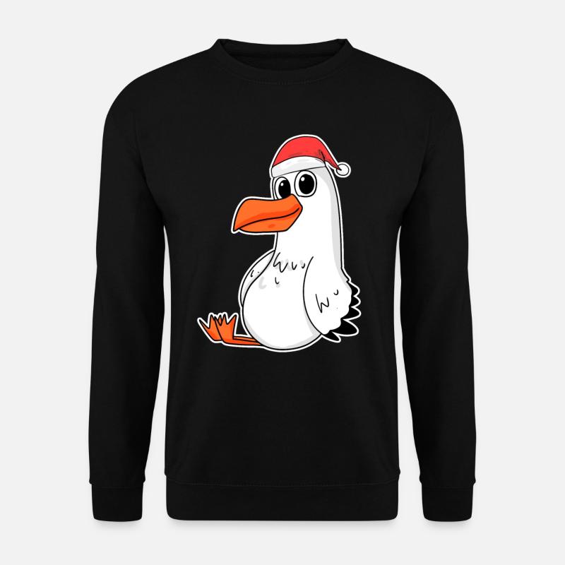 Seagull Christmas - Unisex Sweatshirt - black