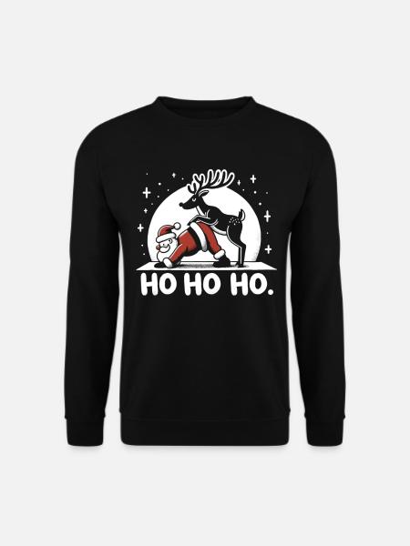 Ho Ho Ho - Unisex Sweatshirt - black