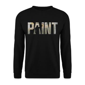 House Painter Decorator Paint - Unisex Pullover - Schwarz - Vorne - Alina (178cm) & Michal (187cm)