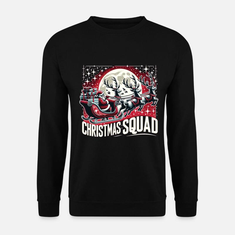 Escouade de Noël - Sweat-shirt Unisexe - noir