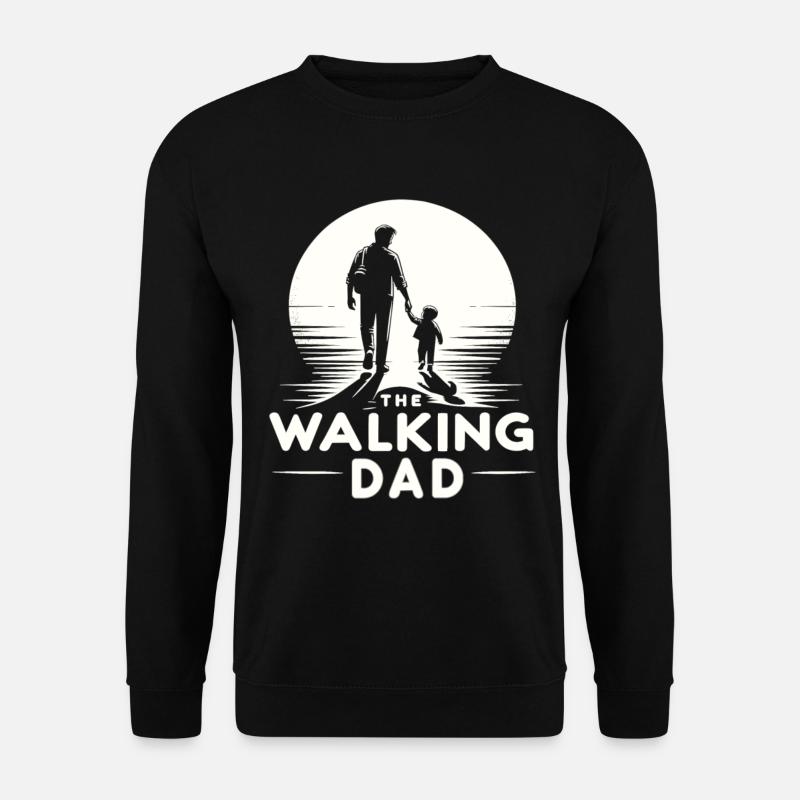 The Walking Dad - Unisex Sweatshirt - black
