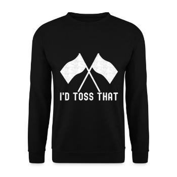 Drapeau agitant la fanfare garde de couleur - Sweat-shirt Unisexe - noir - Devant - Alina (178cm) & Michal (187cm)