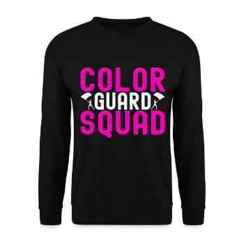 Drapeau agitant la fanfare garde de couleur - Sweat-shirt Unisexe - noir - Devant - Alina (178cm) & Michal (187cm)