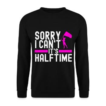 Drapeau agitant la fanfare garde de couleur - Sweat-shirt Unisexe - noir - Devant - Alina (178cm) & Michal (187cm)