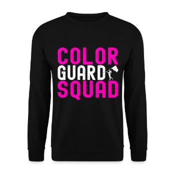 Drapeau agitant la fanfare garde de couleur - Sweat-shirt Unisexe - noir - Devant - Alina (178cm) & Michal (187cm)