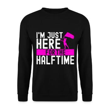 Drapeau agitant la fanfare garde de couleur - Sweat-shirt Unisexe - noir - Devant - Alina (178cm) & Michal (187cm)