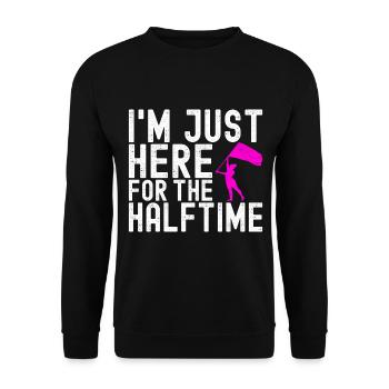 Drapeau agitant la fanfare garde de couleur - Sweat-shirt Unisexe - noir - Devant - Alina (178cm) & Michal (187cm)