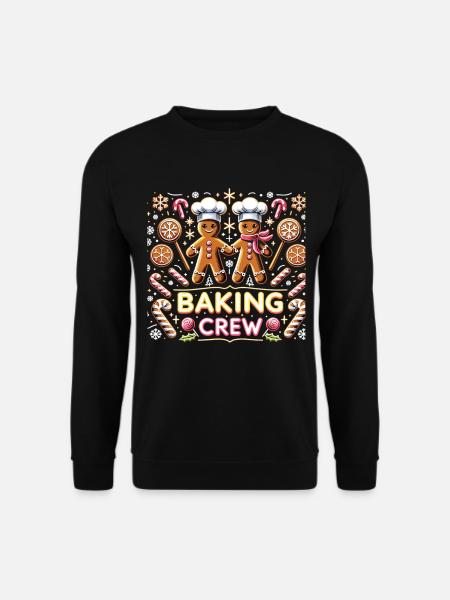 Baking Crew - Unisex Pullover - Schwarz