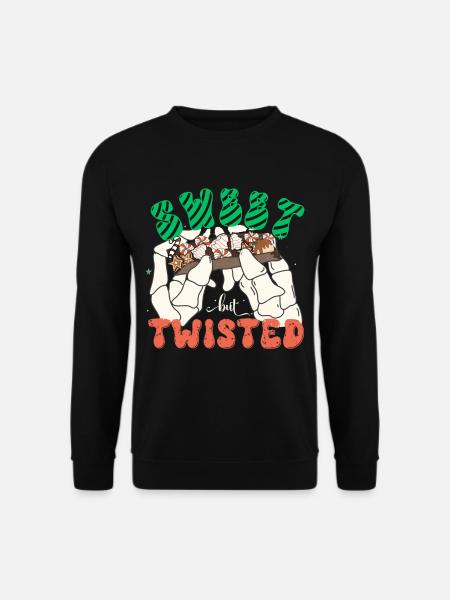 SWEET BUT TWISTED, CHRISTMAS GIFT - Unisex Sweatshirt - black
