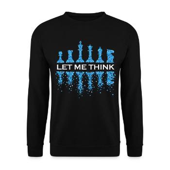 Chess, Chess Tournament, Chess Master, Chess Pieces - Unisex Sweatshirt - black - Front - Alina (178cm) & Michal (187cm)