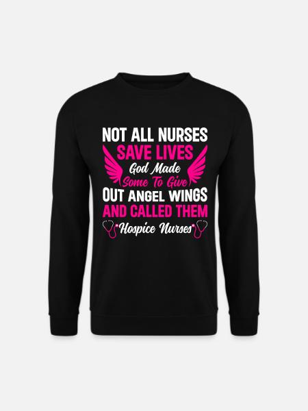Nursing Nurse Hospice Nurses - Unisex Pullover - Schwarz