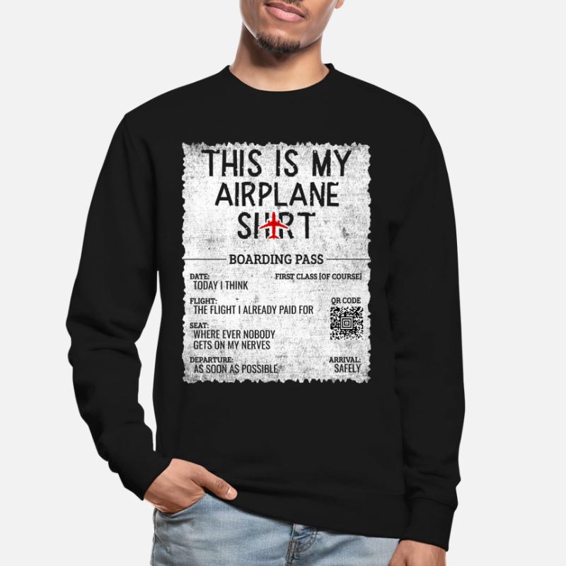 Devis de voyage de vacances - C’est mon avion Sweat-shirt Unisexe