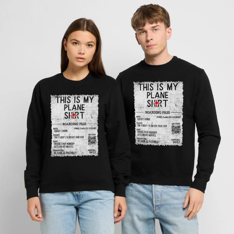 Devis de voyage de vacances - C’est mon avion Sweat-shirt Unisexe