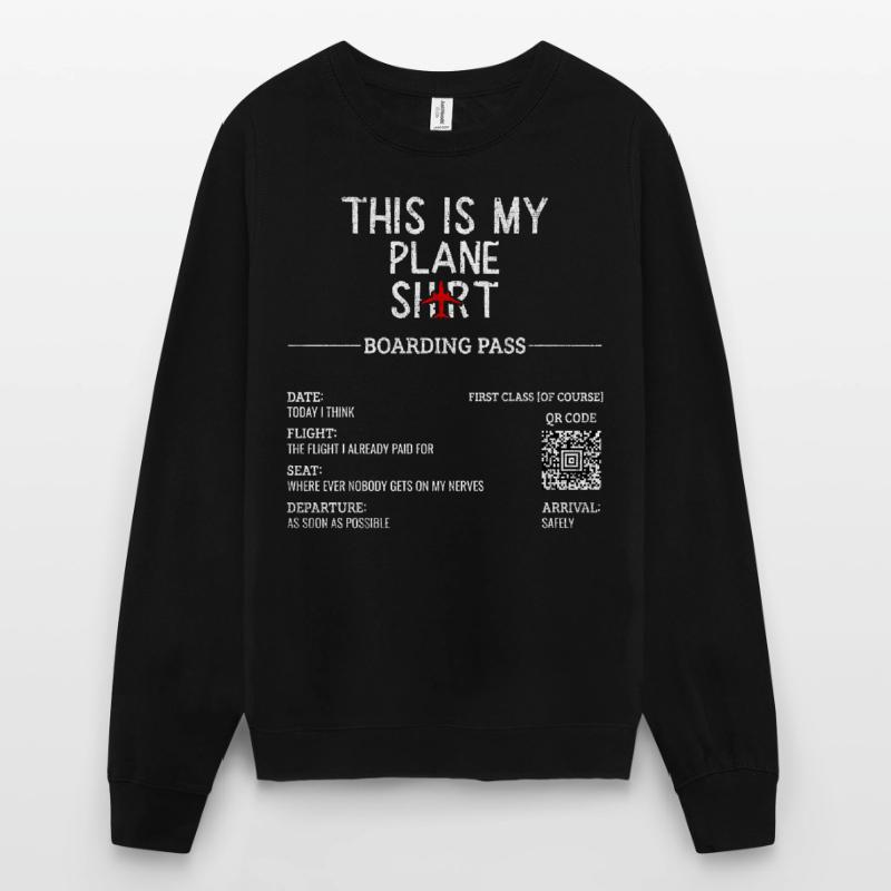 Devis de voyage de vacances - C’est mon avion Sweat-shirt Unisexe
