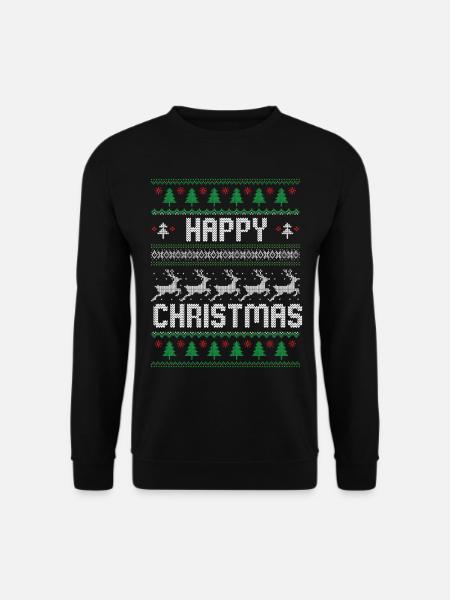 Happy Christmas - Unisex Sweatshirt - black